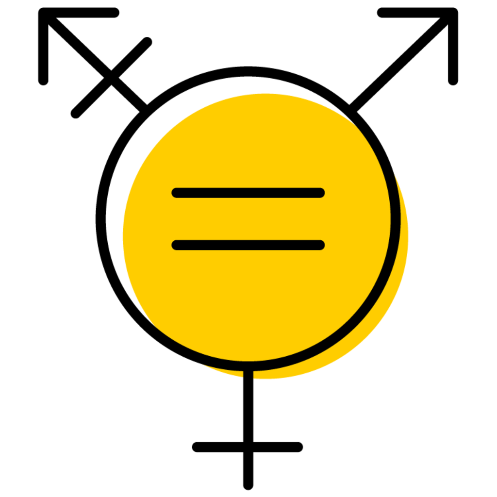 yellow equality symbol