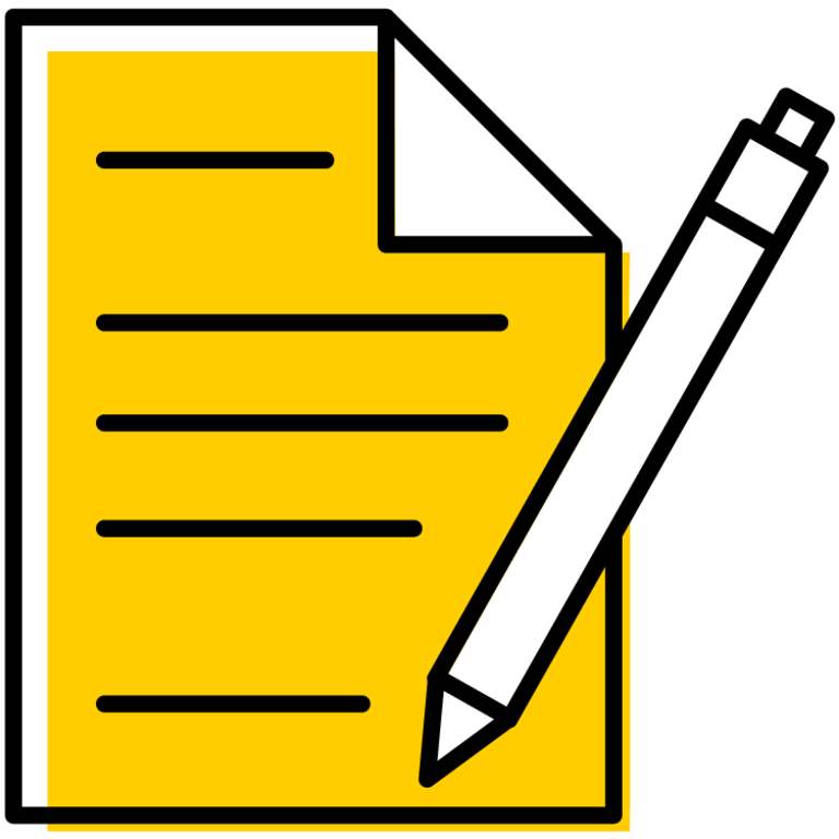 pen and paper icon